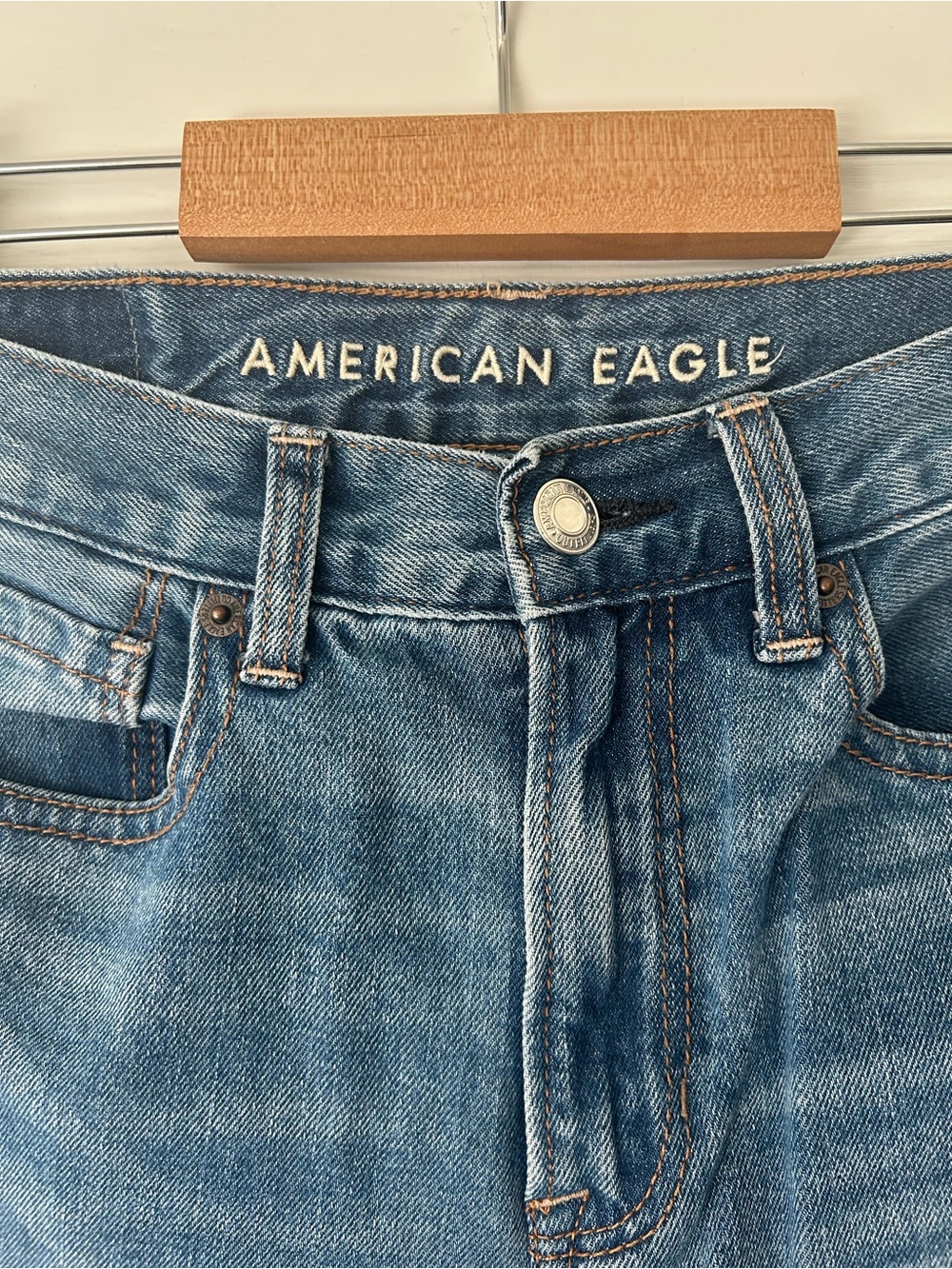 American Eagle Mom Jeans — Medium Blue - Picture 2 of 5